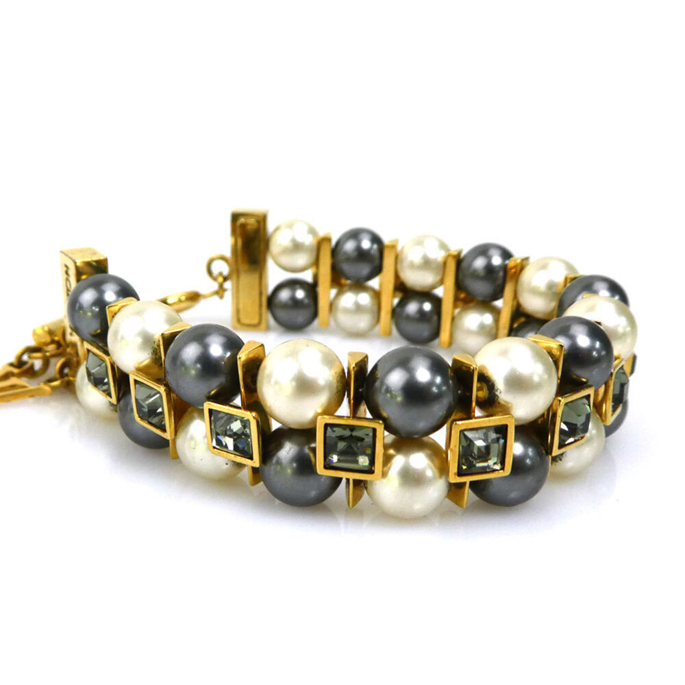 LOUIS VUITTON White Pearl Charm Bracelet - Picture 2 of 5